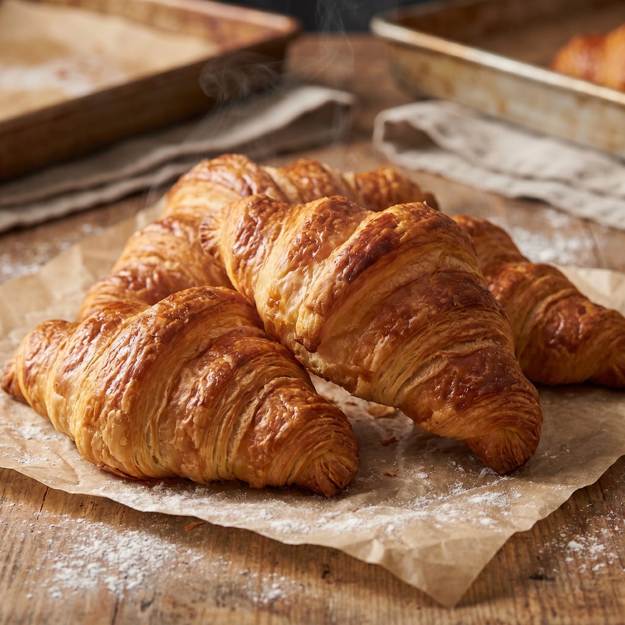 An on-brand bakery image generated by Moose